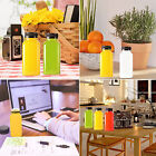 20X 250ml Square Juice Bottle Clear Plastic Refillable Empty Water Drink Bottles