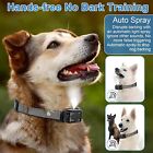 Anti Bark Dog Citronella Spray Collar Rechargeable Training No Barking Humane AU