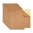 100X A4 Self Adhesive Brown Kraft Sticker Paper Sheet Label Laser Inkjet Printer