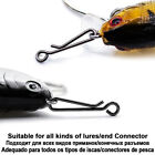 Fishing Snap J Clip Connector 25pcs - Fastest Changing Squid Jig Egi Swivel Lure