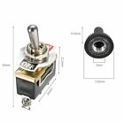 20x Waterproof Toggle Flick Switch 250V ON/OFF Car Dash Light Metal 12 Volt Boot