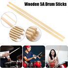 10Pair 5A Maple Wood Lightweight Endearing Music Oval Tip Drumsticks Drum Sticks