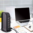 6Ports Charging Station USB Desktop Charger Rapid Tower Power Adapter Wall HUB