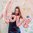 5pcs Jumbo Love Pink Foil Balloon Wedding Script Handwriting Home Decorations