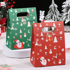 50PCS Christmas Candy Biscuit Packaging Box Small Gift Bag for Baking Hand Treat