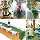 24Pcs Tropical Hawaiian Artificial Palm Monstera Leaves Party Fake Luau Decor AU