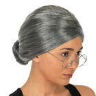 Grandma Old Lady Dress Up Set Granny Costume Wig 4 Pcs Adult & Kid Free Postage