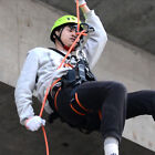 Rock Climbing Carabiner 50KN Descender Rappel Ring Buckle Rigging Belay Device