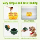 Dog Feeding Toy Woof Long-Lasting Dog Toy with Treat Tray Mold Pet Pupsicle Up
