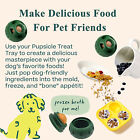 Dog Feeding Toy Woof Long-Lasting Dog Toy with Treat Tray Mold Pet Pupsicle Up