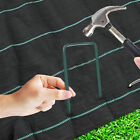 50PCS Synthetic Artificial Grass Turf Pins U Shaped Fastening Pegs Lawn Weed Mat