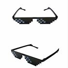 2PCS Chic MEME Deal IT Thug Life Attitude Stylish Glasses 8 Bit Pixel Sunglasses