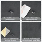 Self Adhesive Leather Repair Patches Kit Sofa Couch Car Seats Patching Tools PU