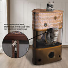 Cat climbing cat cage frame tent pet tree shelf cat pet cat house 3 layer house