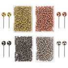 800Pcs Map Push Pins Map Tacks Round Head Tacks Steel Points Assorted Colour AUS