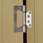 1-3Sets Stainless Steel Non Mortise 100mm Hirline Door Hinge Hinges Ball Bearing