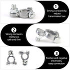 2 PAIR DC 12V-24V Car Battery Terminals Positive Negative Connectors Clamp Clip