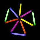 100PCS Glow Sticks 6 Inches Hook Glowsticks Lanyard Poi Party Glow in the dark