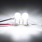 4X BA9S BAYONET WHITE LED LIGHT BULB 2SMD 2835 PARKER CAR GLOBE INTERIOR LED 12V