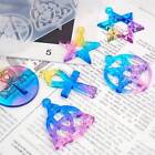 2X Silicone Pentagram Resin Casting Mould Jewelry Pendant Necklace Epoxy Mold AU