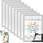 New Sign Holder Display Poster Self Adhesive Magnetic A4 Wall Windows Door Glass