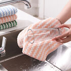 10PCS 25x25cm Microfibre Cloth Rag Bulk Car Kitchen Glass Cleaning Towel Washing