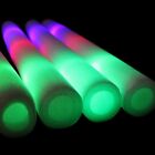 LED Foam Sticks RGB Thunder Wand Glow Sticks Flashing Light Rave Party
