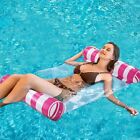 Portable Floating Water Hammock Toy Swimming Chair Inflatable Float Pool Bed