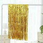 2M Tinsel Curtain Foil Metallic Fringe Backdrop Party Door Decorations Event New