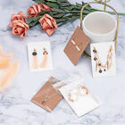 300PCS Jewellery Cardboard Display Cards Necklace Stud Earring Brown White Black