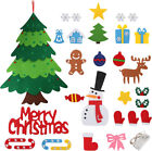 Felt Christmas Tree Set DIY with Removable Ornaments Xmas Hand Craft Decorations