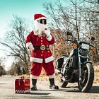 Christmas Helmet Cover For Motorcycle Motorbike Helmet Case Santa Claus hat