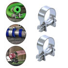 10pcs galvanized iron fuel hose clamps for automobile air pipe secure gri AU