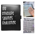 2PCS 100 Envelope Challenge Binder Budget Binder Savings Challenge Planner Book