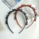 2 Pcs Double Bangs Hairstyle Hairpin Headband Braided Women Headband Hair Tool