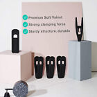 20-60x Non-Slip Velvet Hanger Clips Clothes Pant Skirt Coat Strong Finger Clips