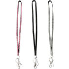 3PCS Rhinestone Lanyard Neck Strar ID Card Holder Key Case Name Badge ID card AU