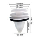 50x Car Trim Body Plastic Clips Kit Fastener Rivet Retainer Door Panel Bumper AU