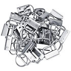 60PCS Swivel Snap Hook Sets Key Fob Hardware keychain Split Ring Tassel Keychain