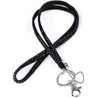3PCS Rhinestone Lanyard Neck Strar ID Card Holder Key Case Name Badge ID card AU