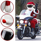 Christmas Helmet Cover For Motorcycle Motorbike Helmet Case Santa Claus hat