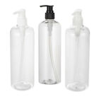 3PCS 500ml Soap Dispenser Shampoo Pump Bottles Cream Lotion Bottle Container NEW