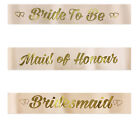Bride To be Hens Party Sash Sashes Night Bachelorette Bridal Bridesmaid Sashes