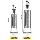 Glass Oil Dispenser Spout Olive Vinegar Pourer Stainless Steel Kitchen Bottle AU