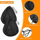 Motorcycle Helmet Universal Protective Drawstring Helmet Bag Black Dust Proof AU