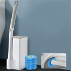 Disposable Toilet Brush Set Toilet Bowl Cleaning System Cleaners with 20 Refills