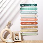 Health Wall Art Decors Positive Psychology Affirmations Wall Wooden Hanging