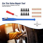 43pcs Car Tyre Valve Stem Puller Set Quick Remover Tire Repair Installation Tool