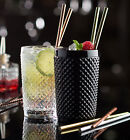 50pcs Foil Paper Straws Metallic Wedding Birthday Party Tableware Biodegradable