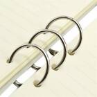50PCS Hinged Rings Clips Binder Hinge Metal Scrapbooking Split 19mm 25mm 50mm AU